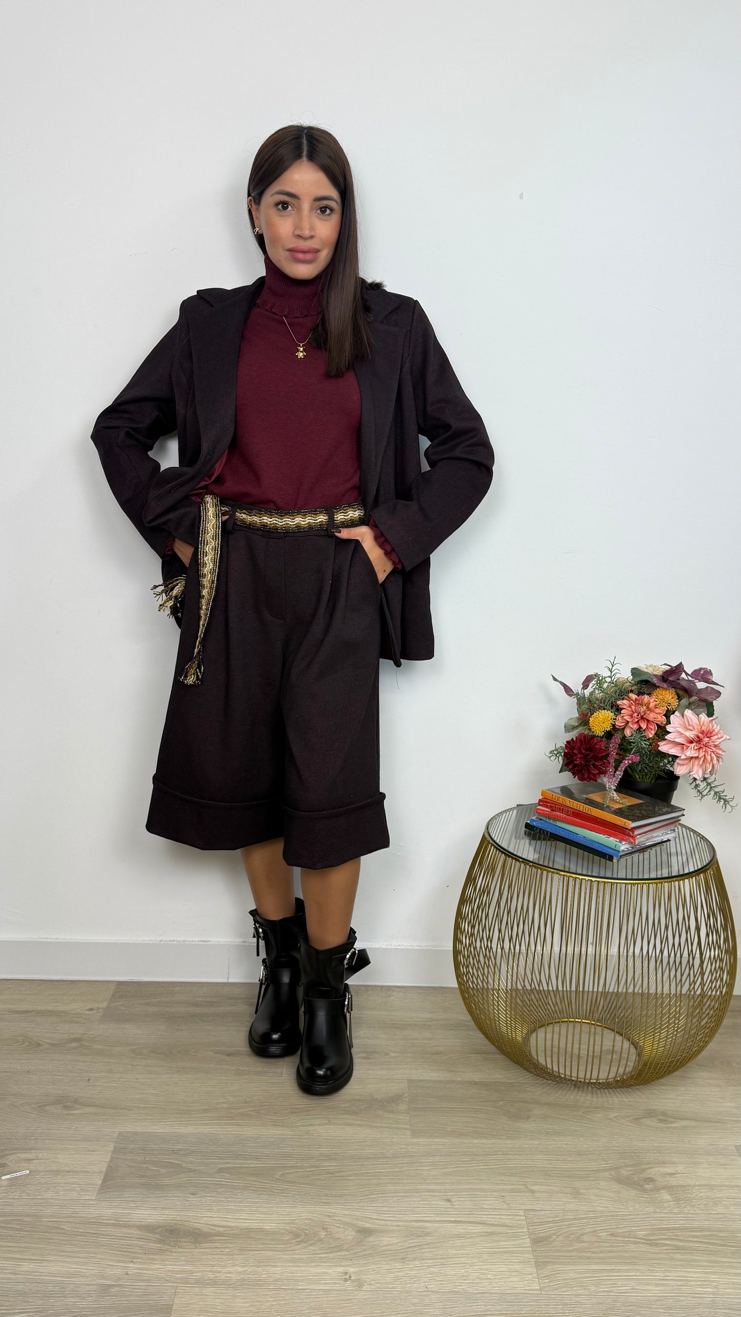 Blazer Over Chiusura ad un Bottone