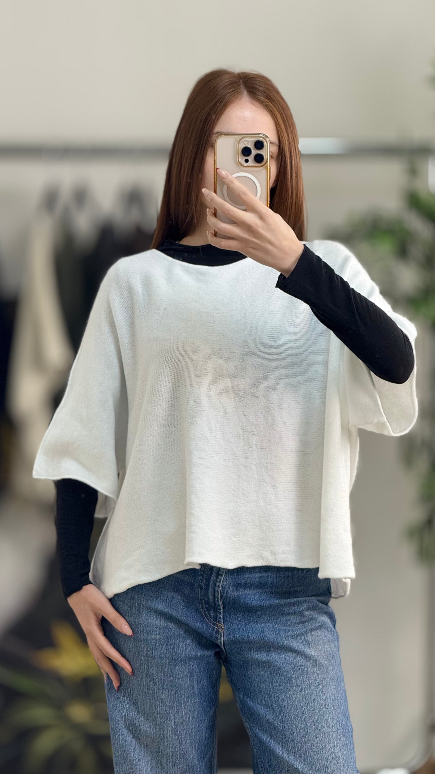 Maglione Manica Tre Quarti