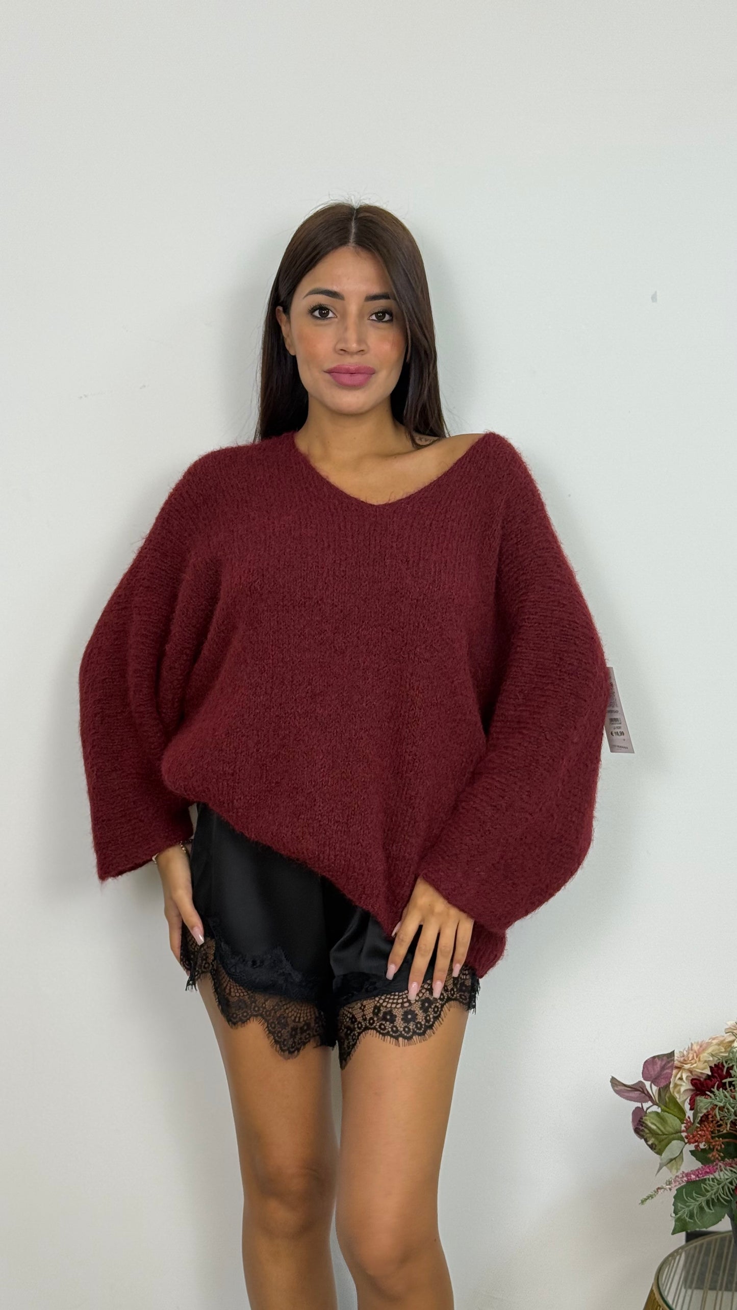 Short con pizzo