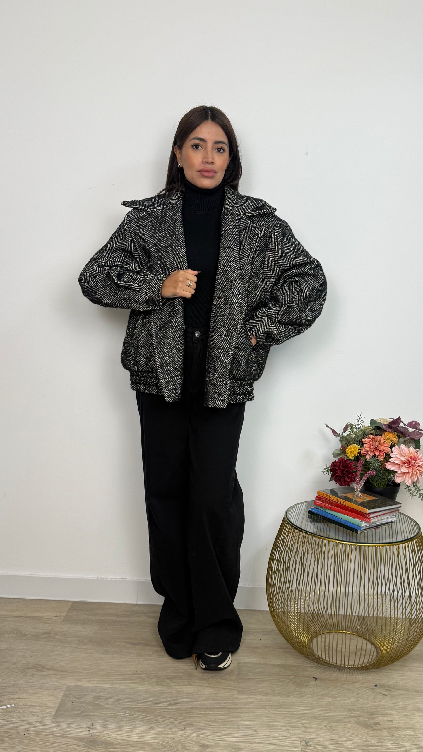 JEANS PALAZZO BLACK