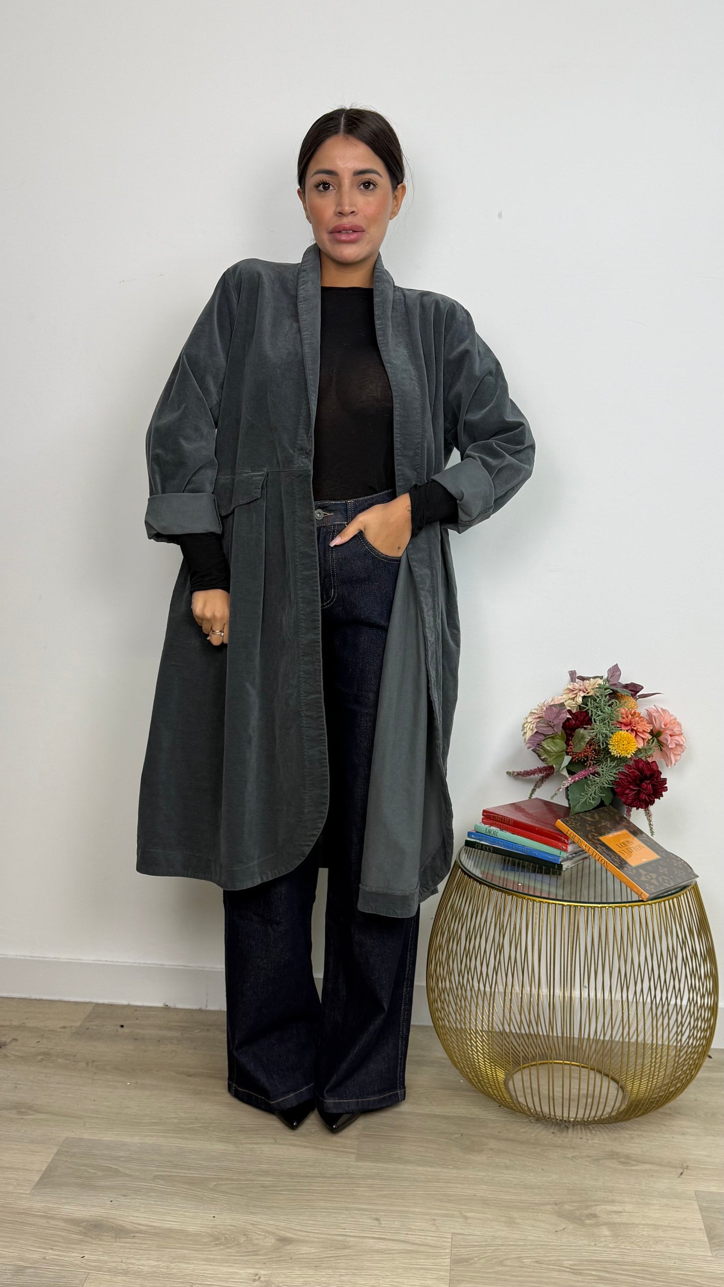 Cappotto In Velluto Wendy trendy