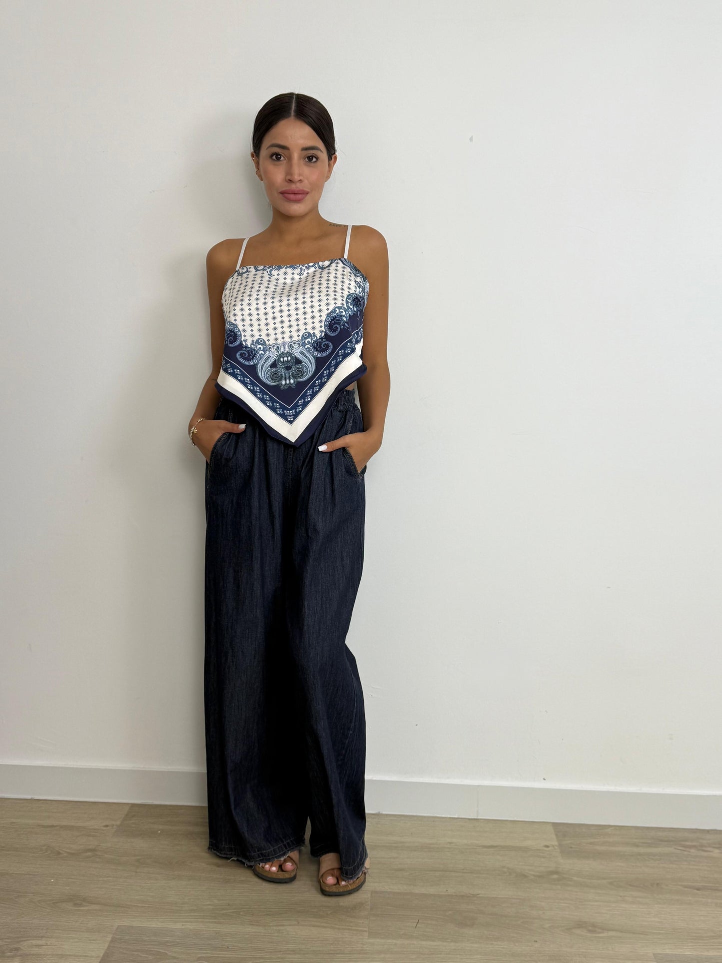 Pantagonna denim estivo