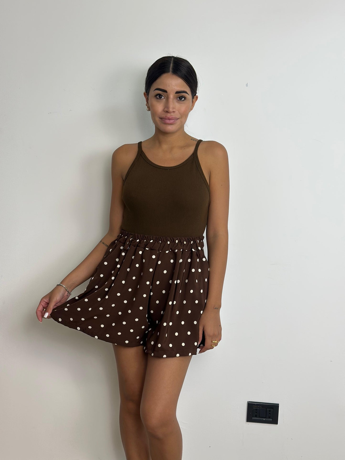 Canotta body con spalline