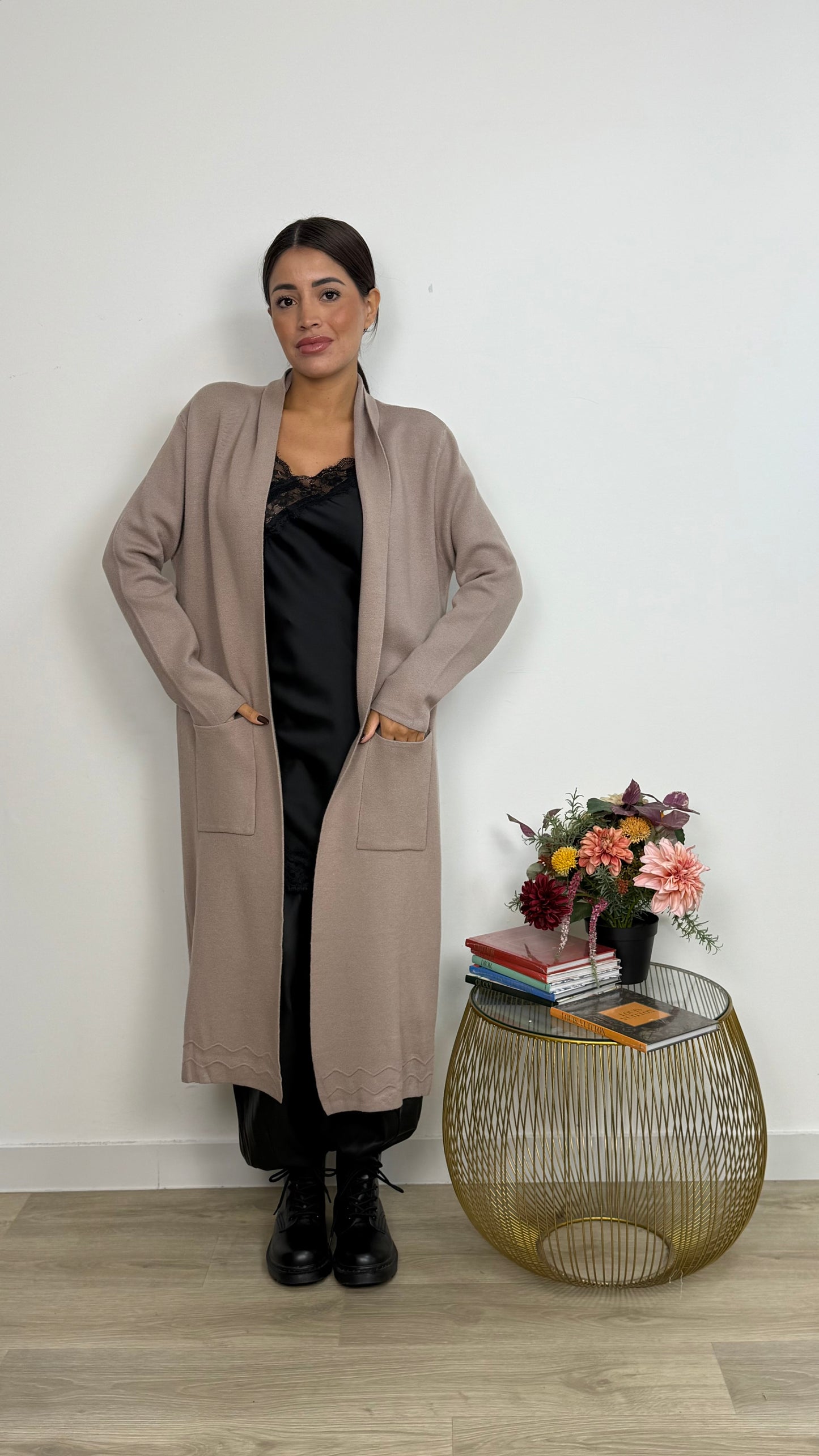Cardigan Lungo Aperto