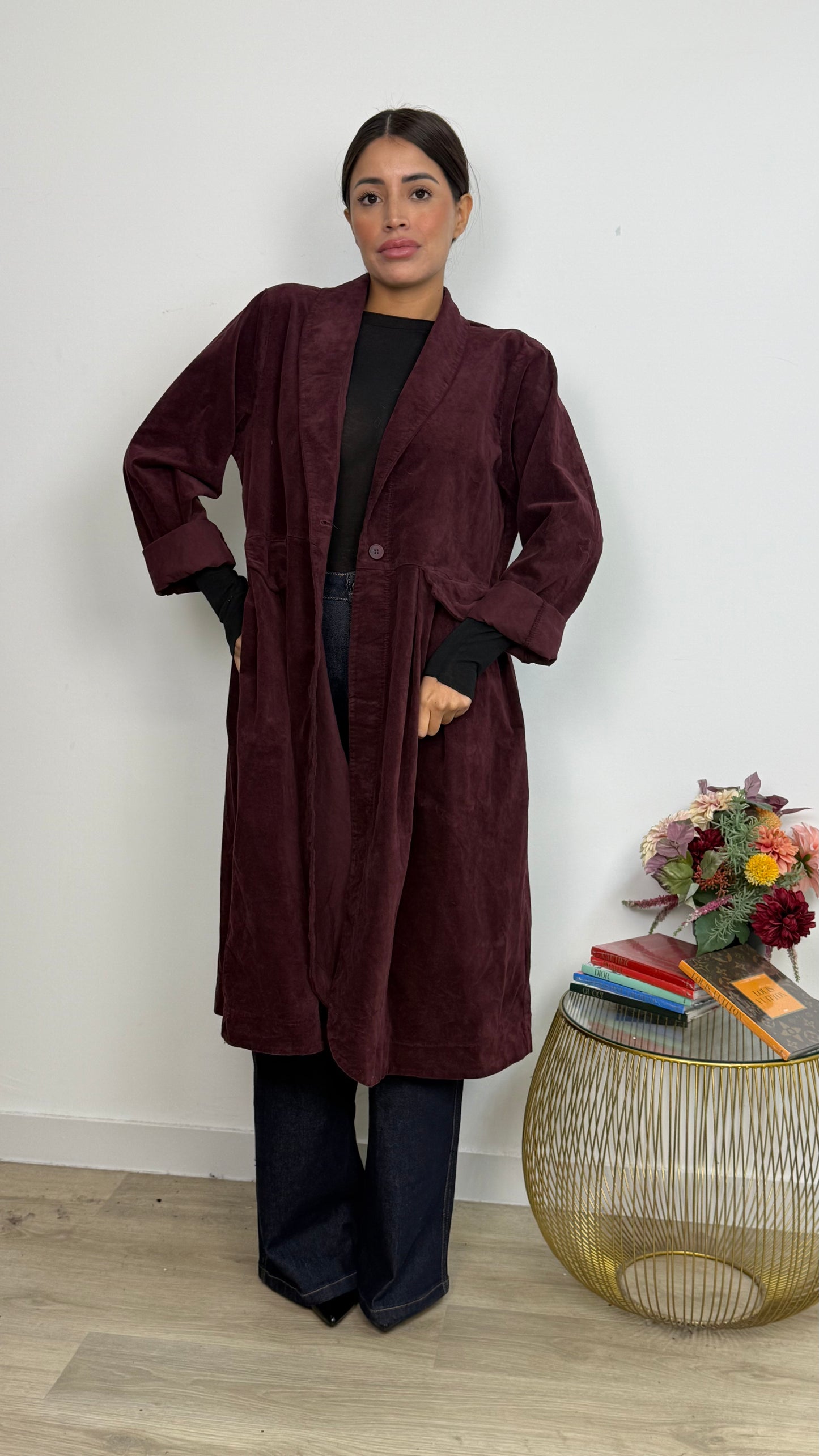 Cappotto In Velluto Wendy trendy