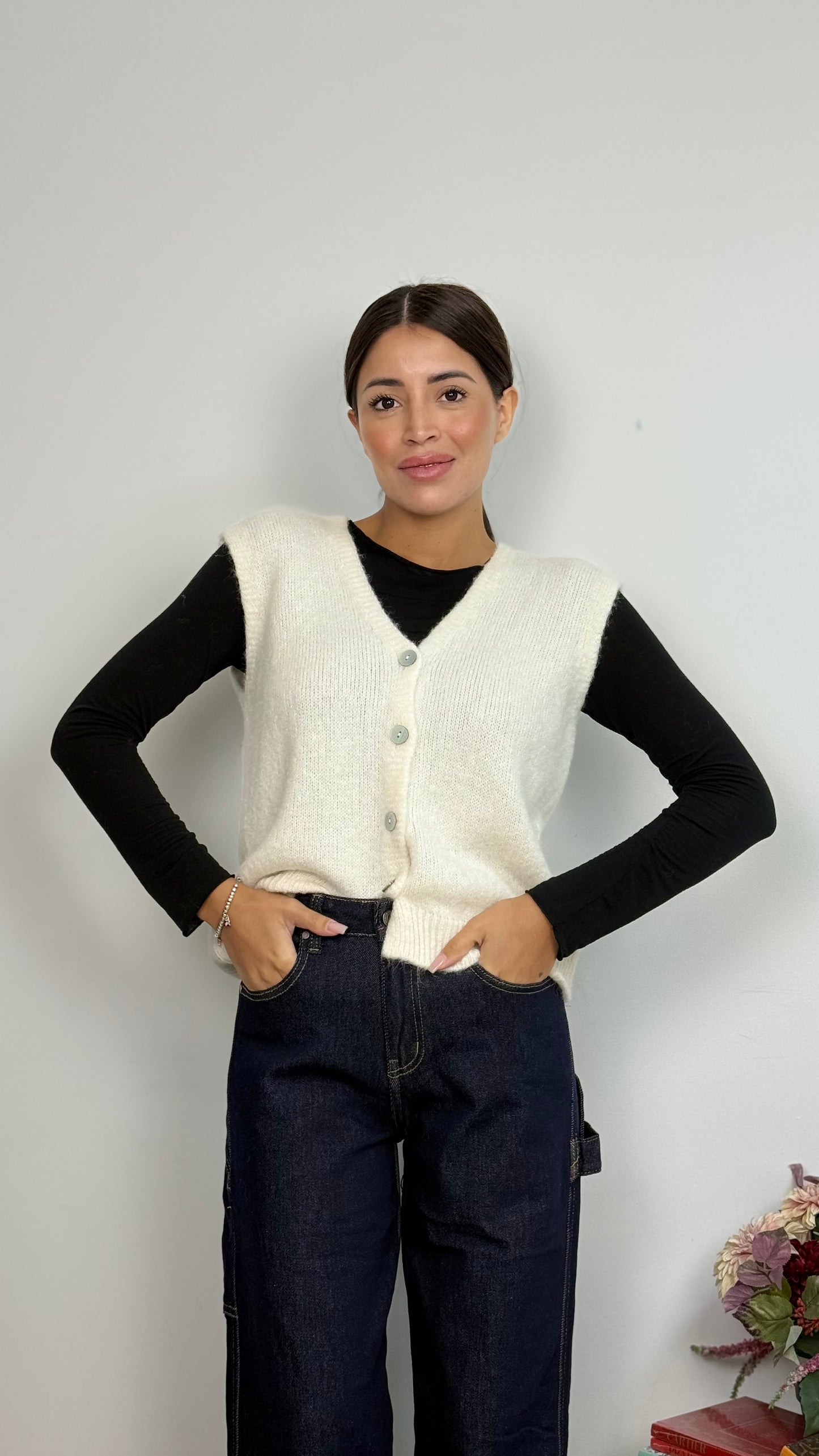 Gilet con Bottoni