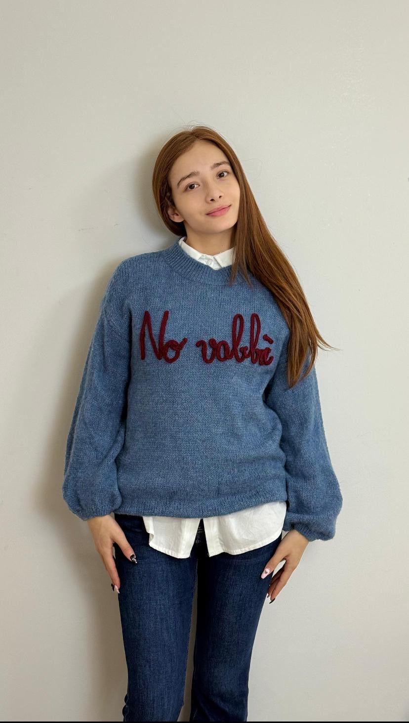 Maglione misto lana no vabbè