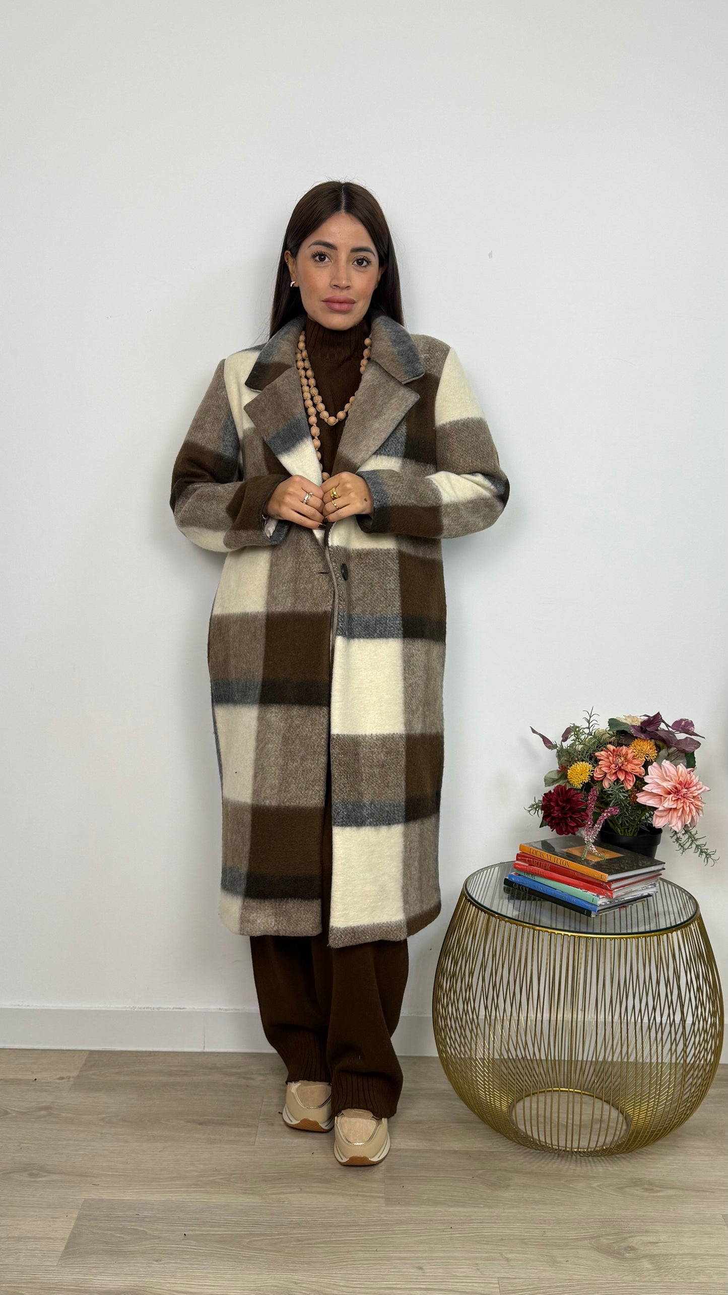 Cappotto con Chiusura ad un Bottone