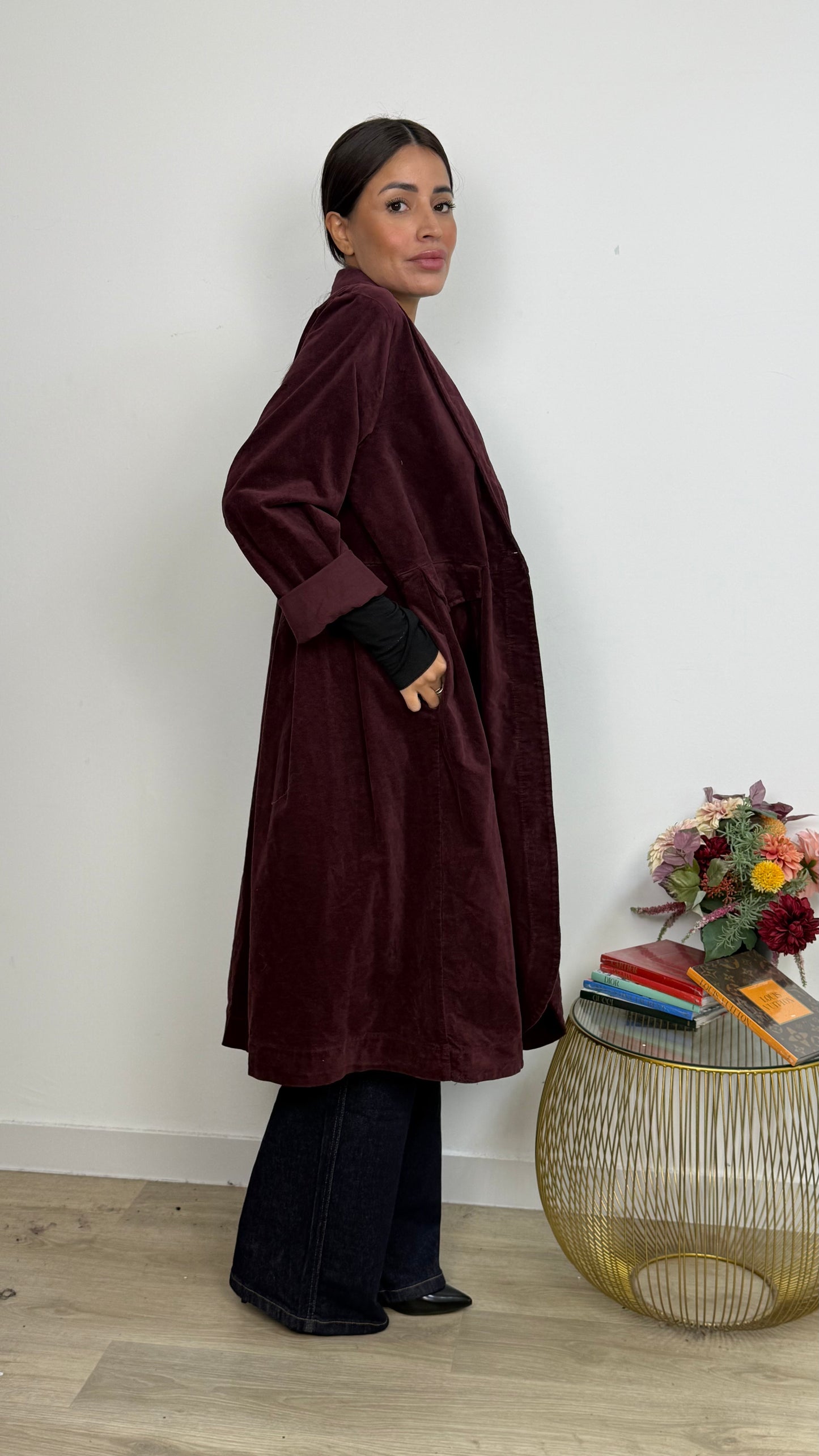 Cappotto In Velluto Wendy trendy