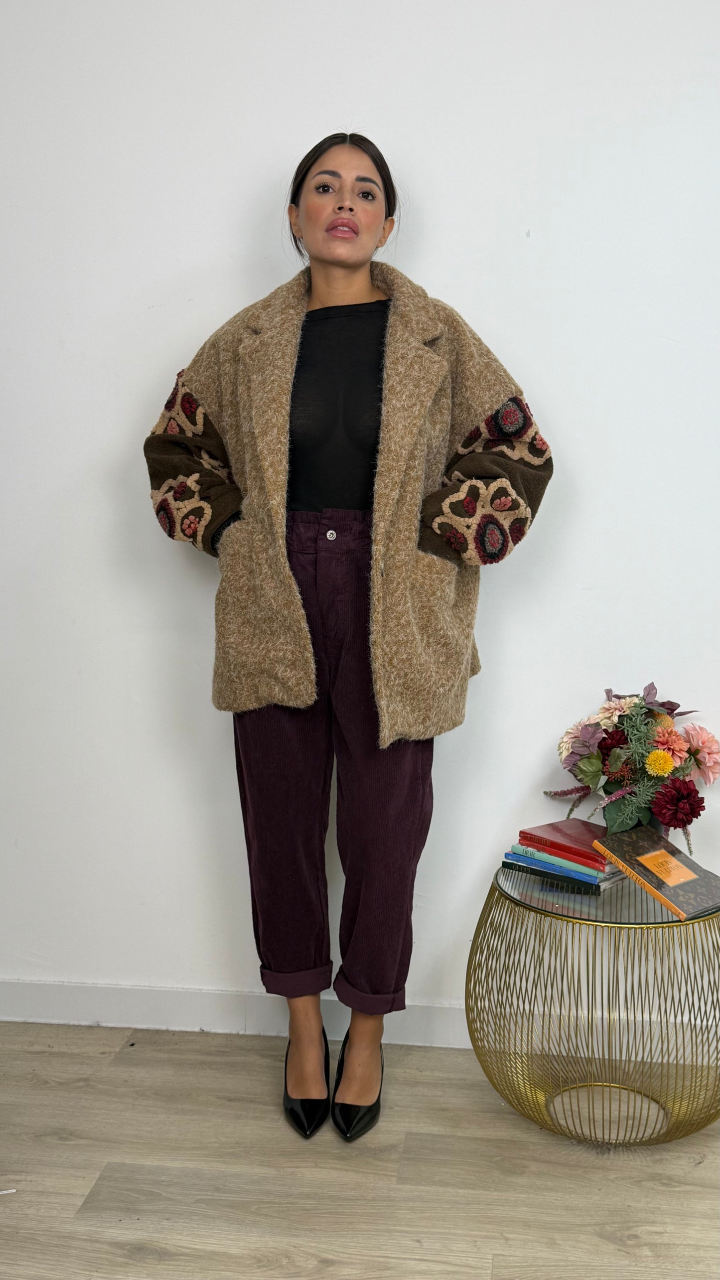 Pantalone in Velluto a Palloncino