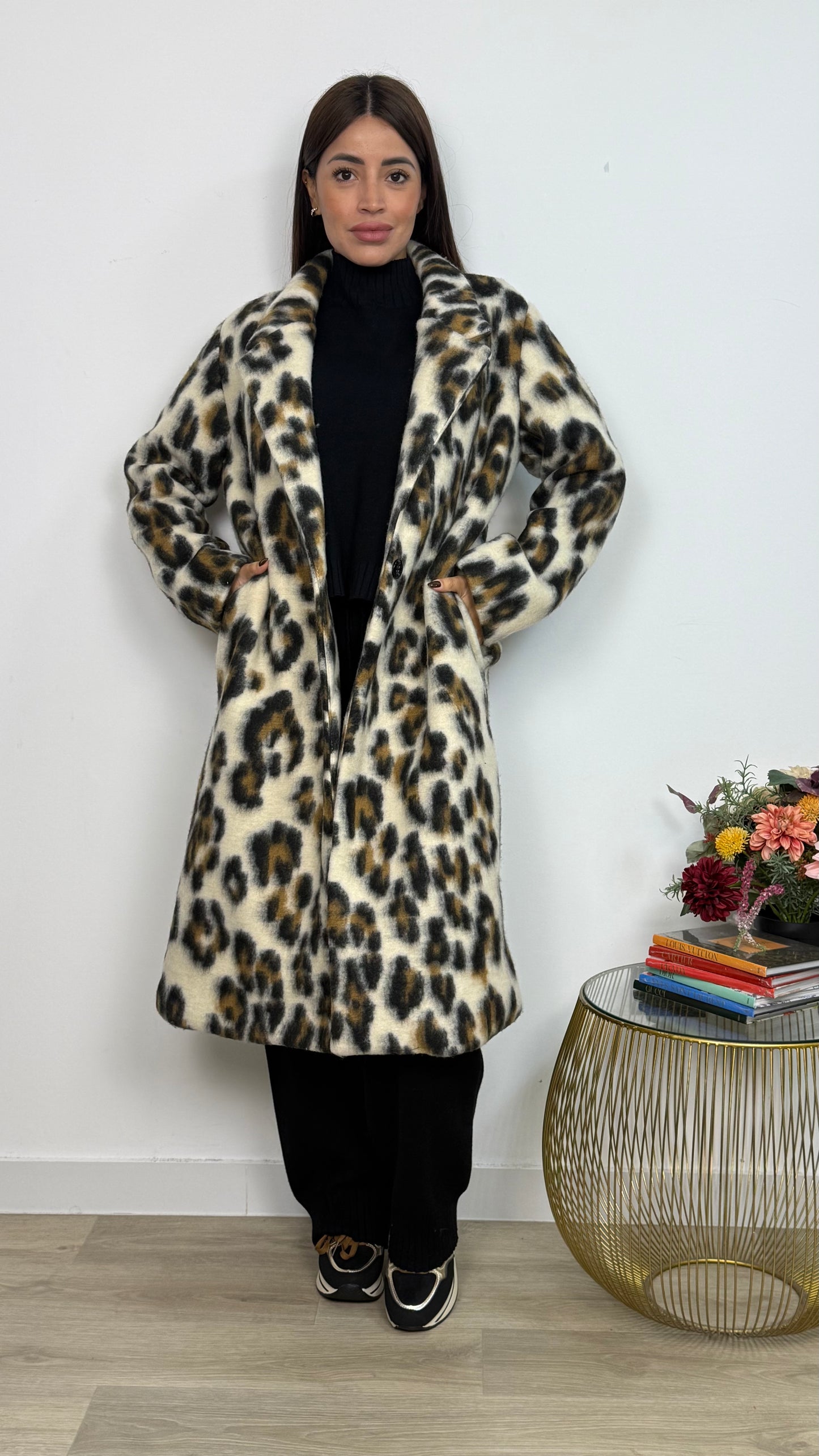 Cappotto con Chiusura ad un Bottone