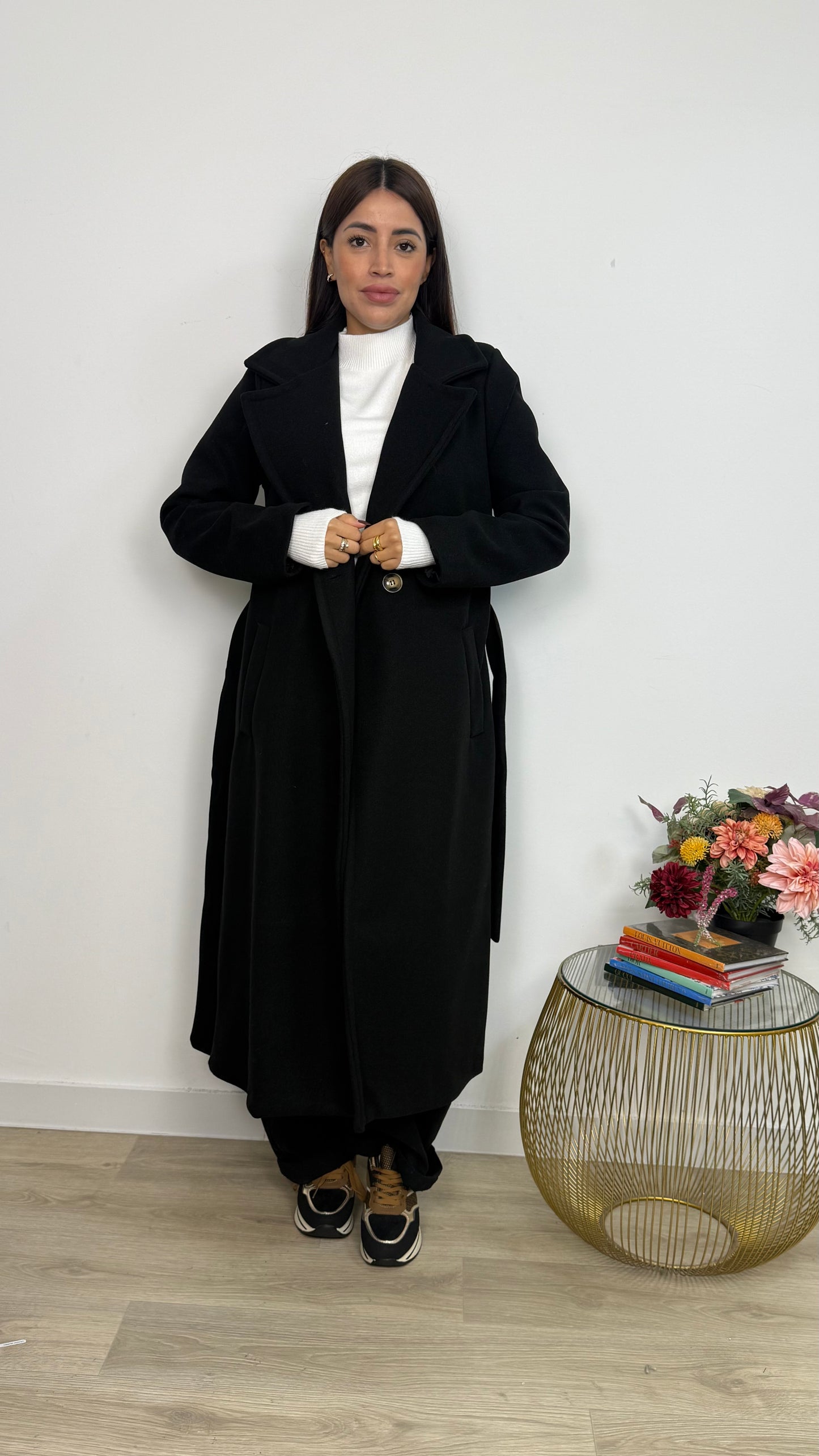 Cappotto elegant Bow