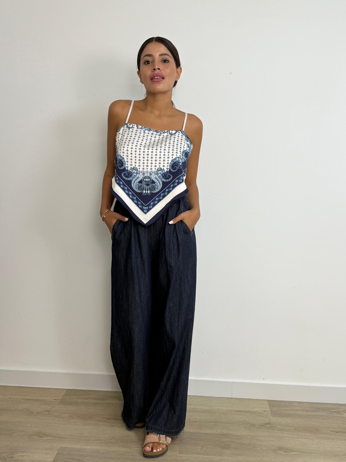 Pantagonna denim estivo