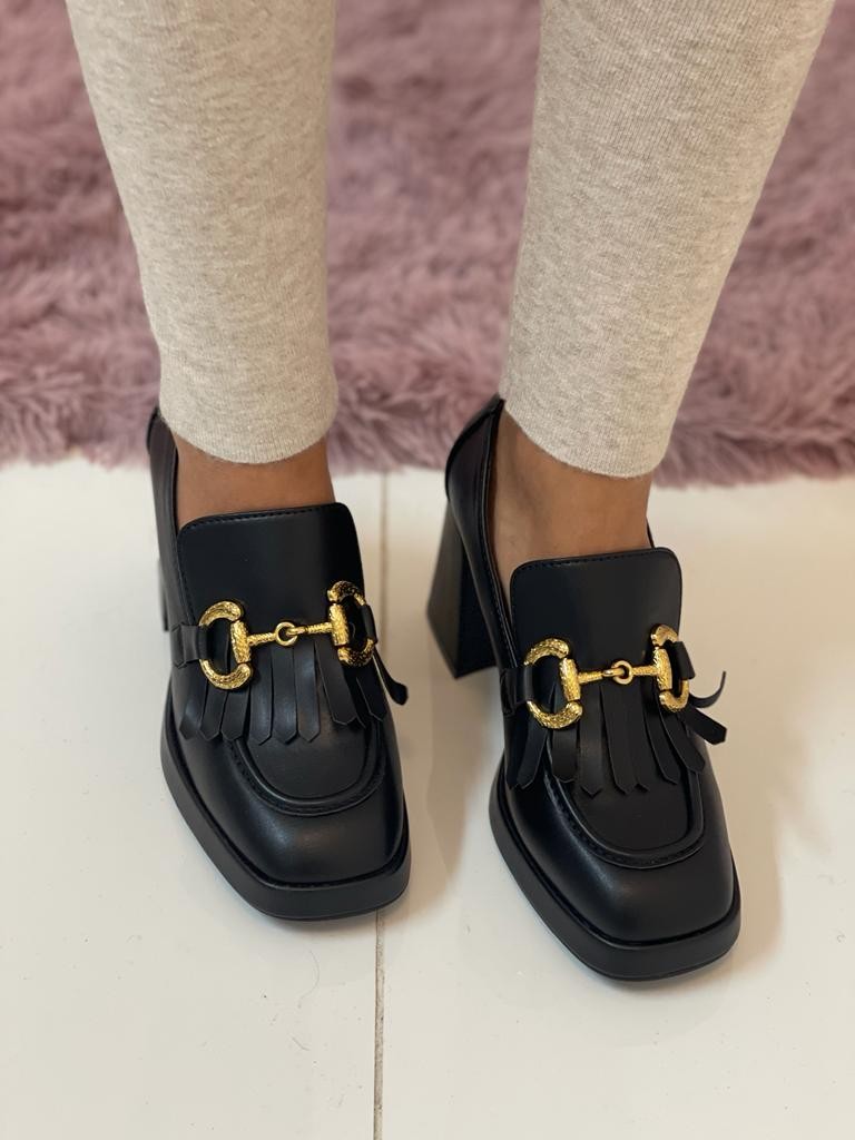 Mocassino con tacco