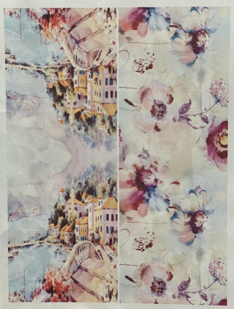 Foulard in viscosa bi-fantasia