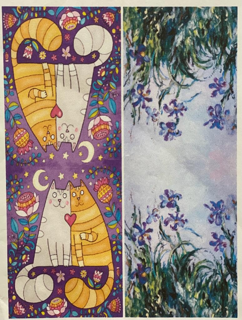 Foulard in viscosa bi-fantasia