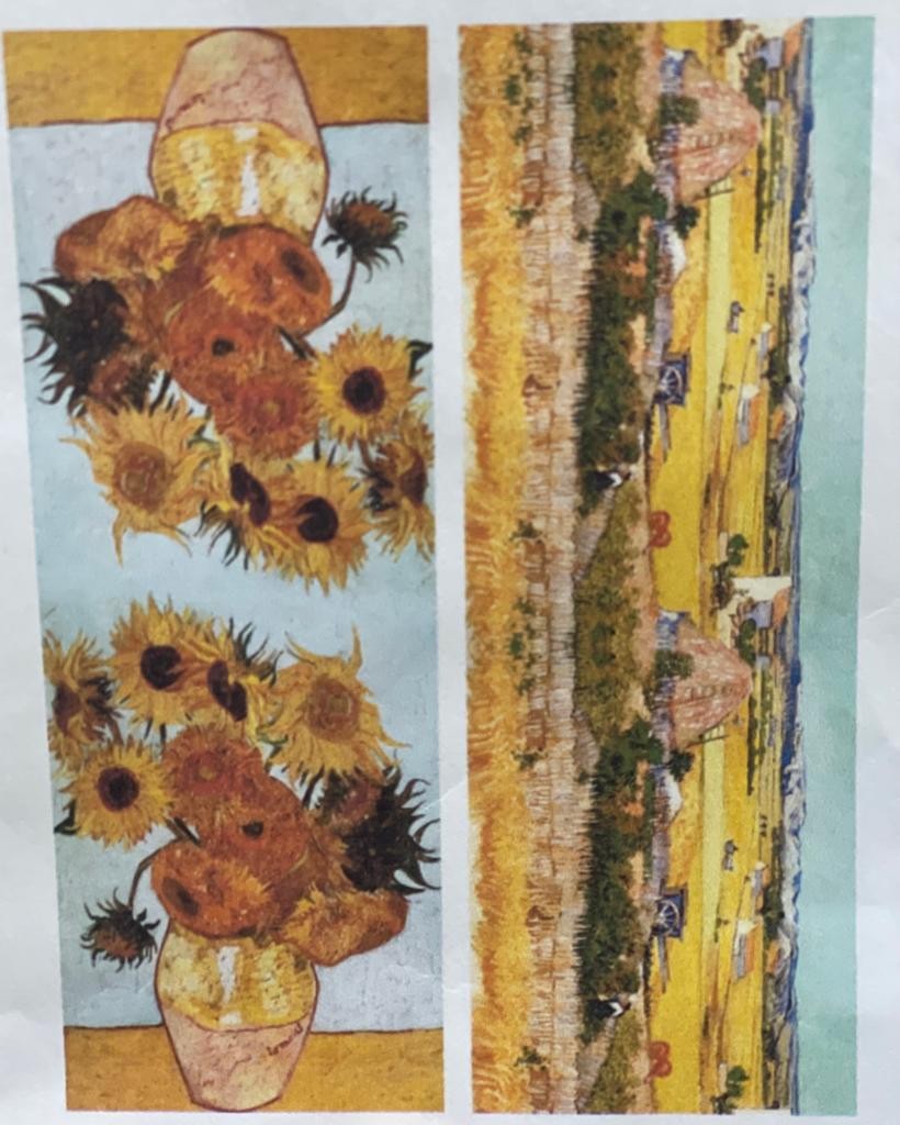Foulard in viscosa bi-fantasia