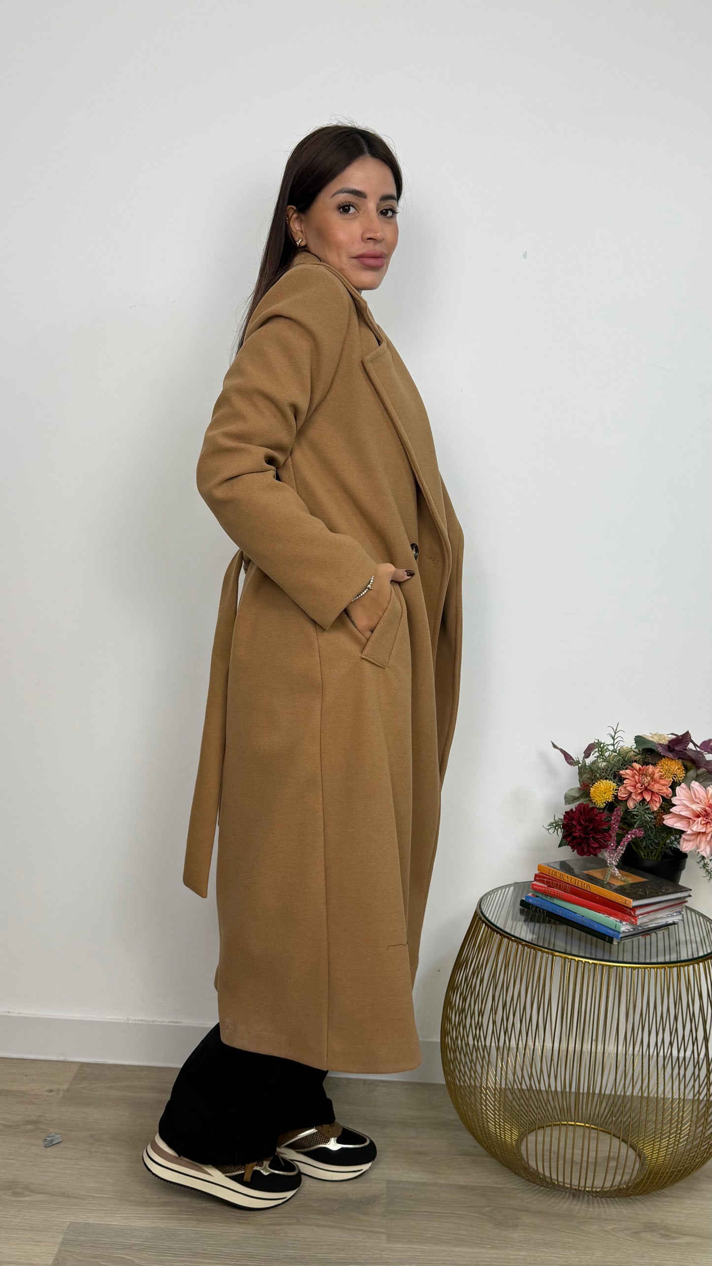 Cappotto elegant Bow
