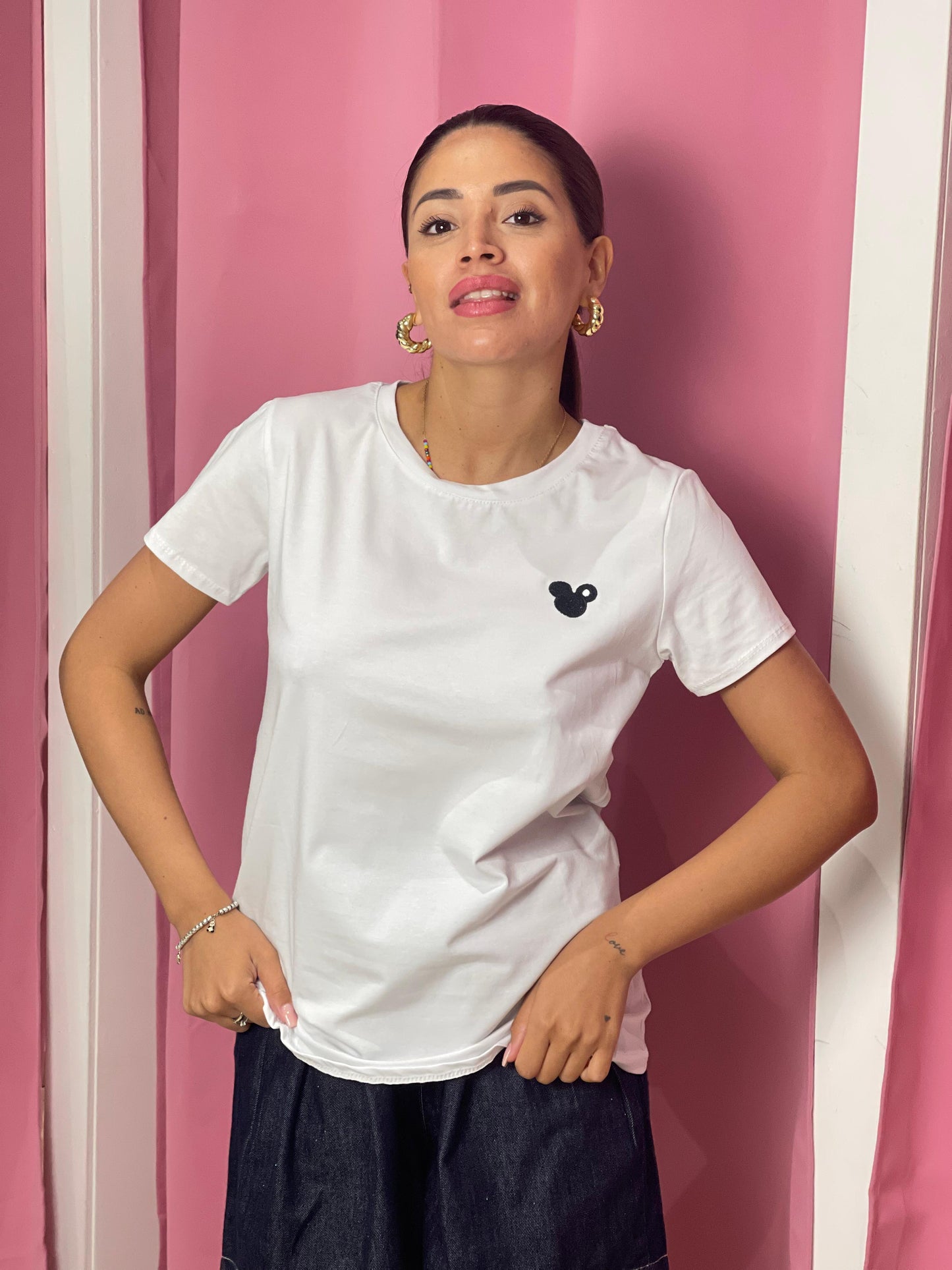 T-shirt miky ricamato