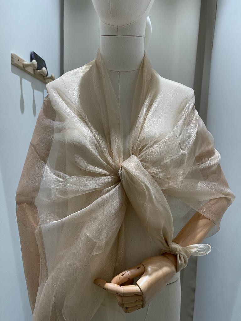 Stola lurex in seta