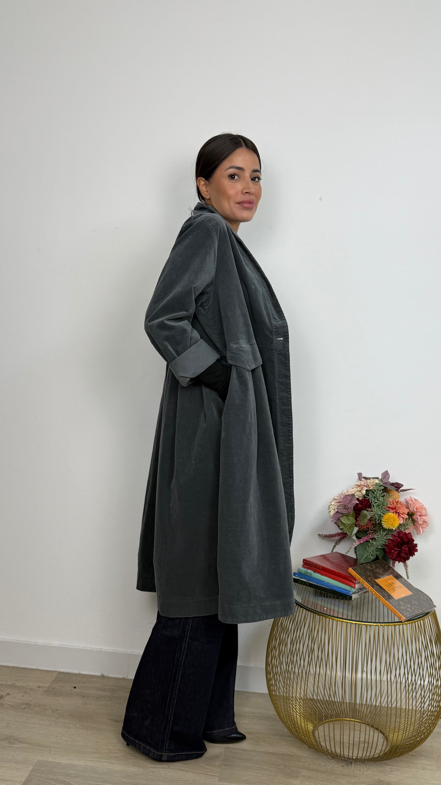 Cappotto In Velluto Wendy trendy