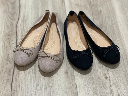 Ballerine in camoscio