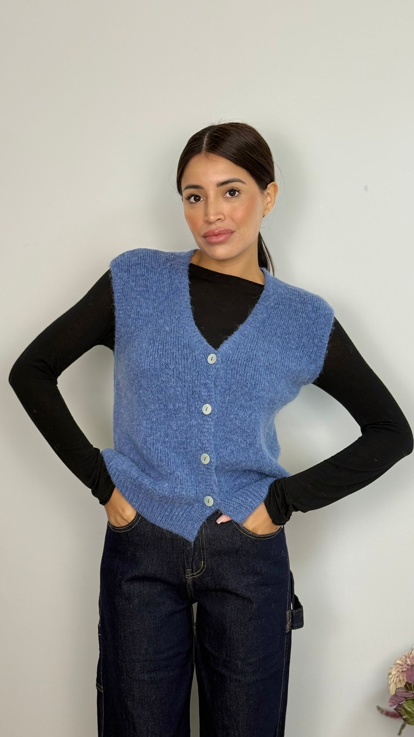 Gilet con Bottoni