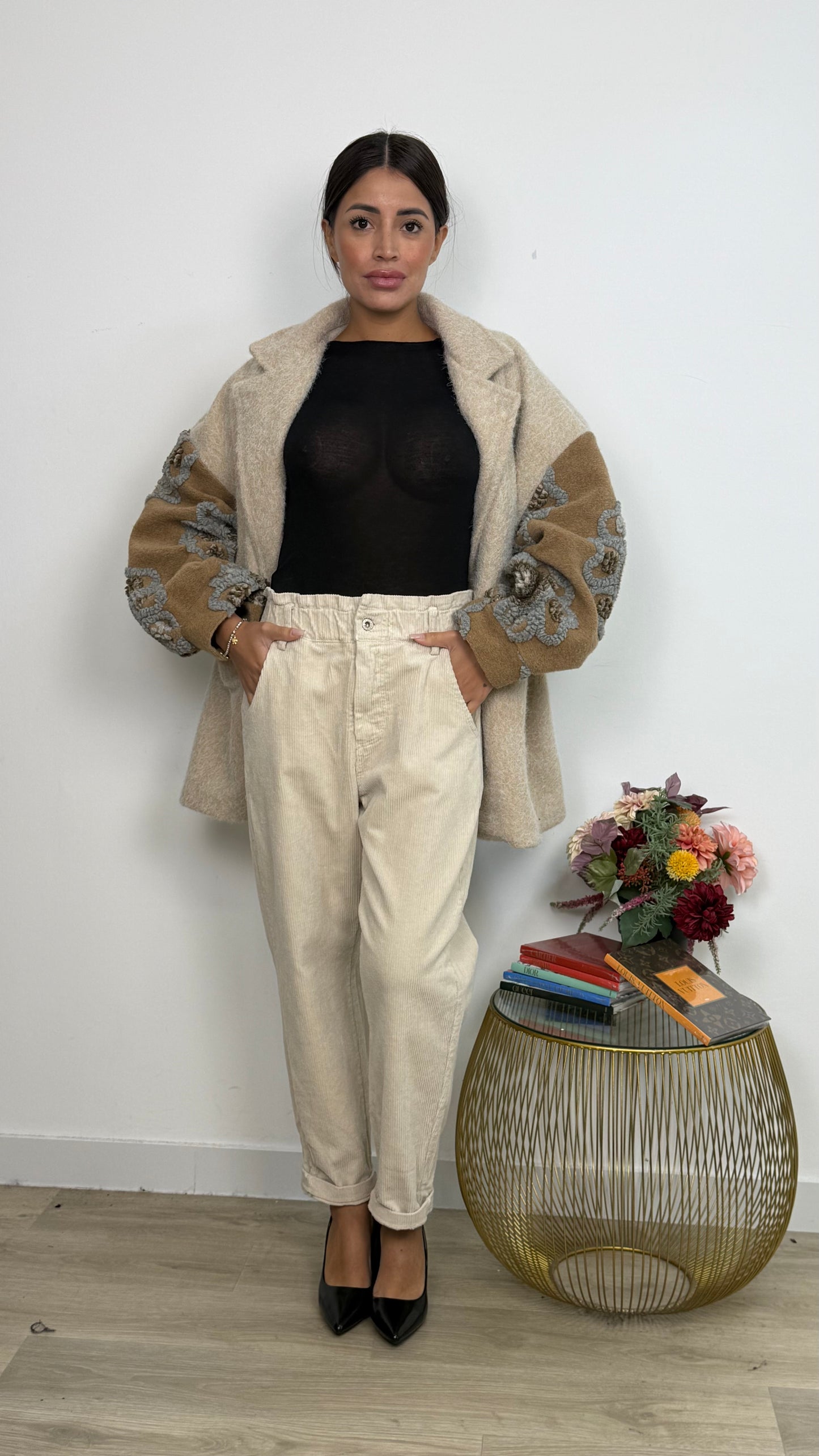 Pantalone in Velluto a Palloncino