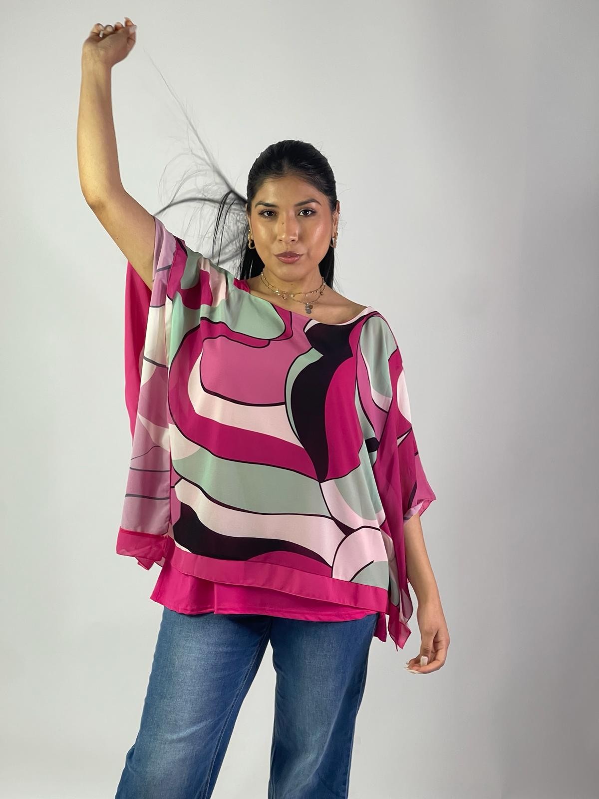 Maglia manica pippistello over
