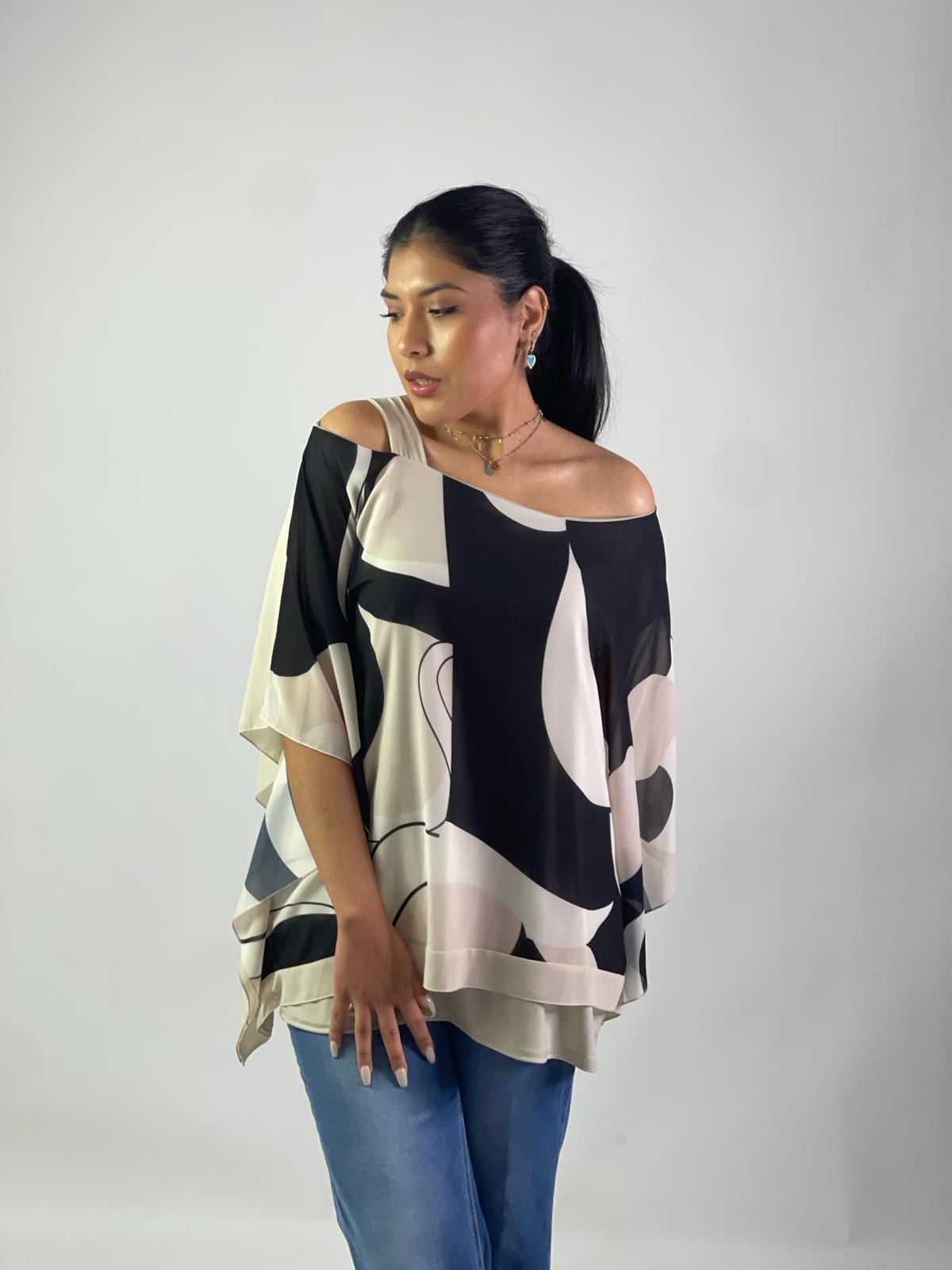 Maglia manica pippistello over