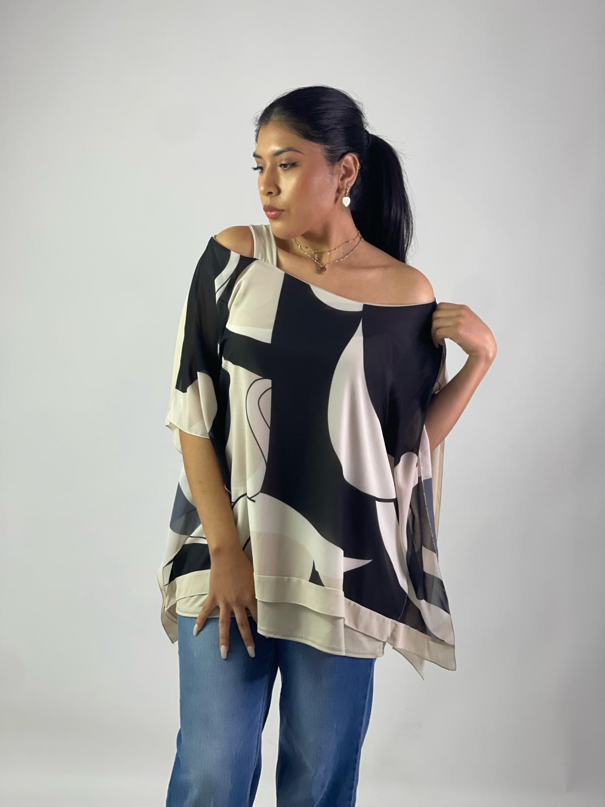 Maglia manica pippistello over