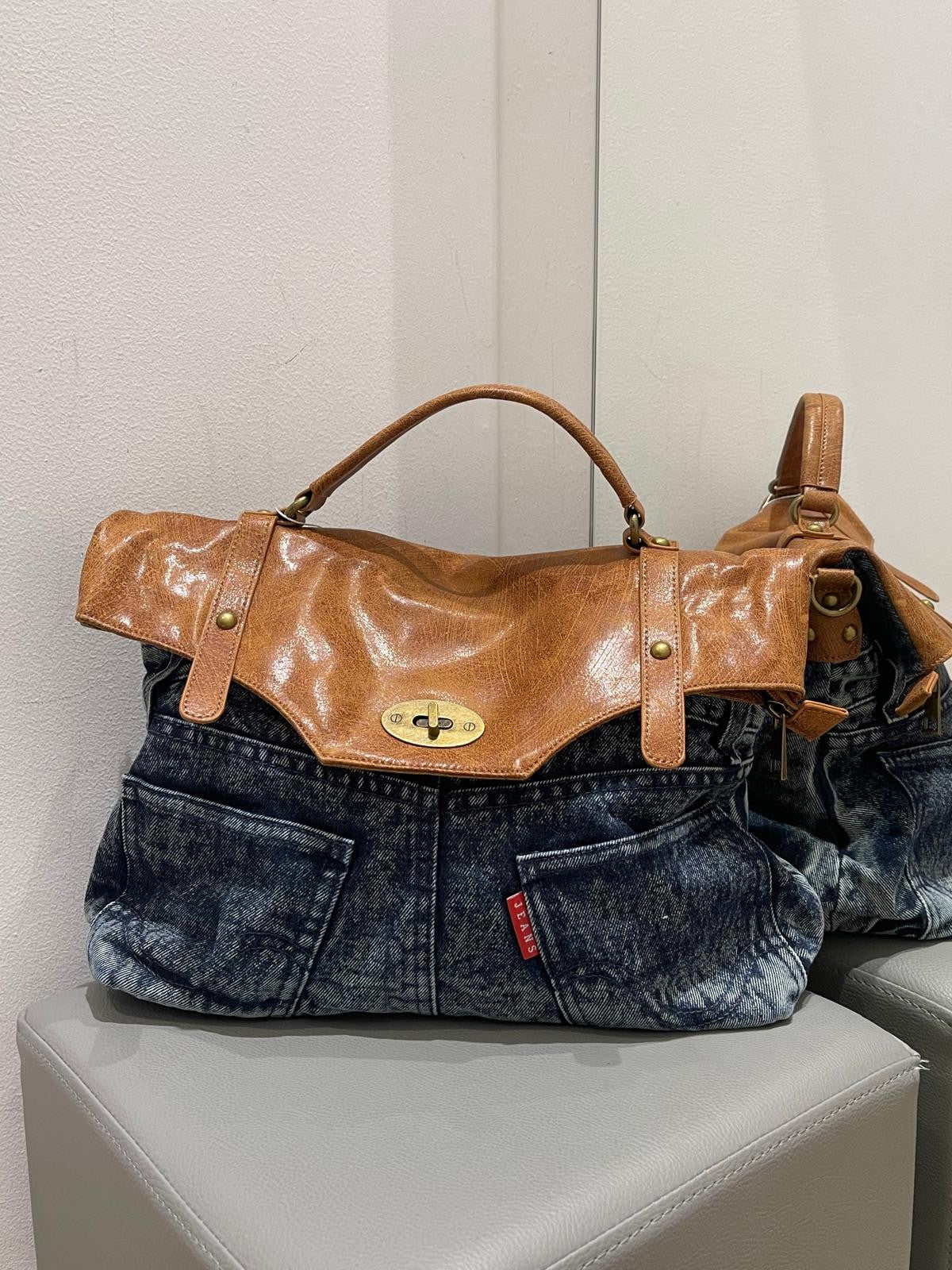 Borsa in jeans old school