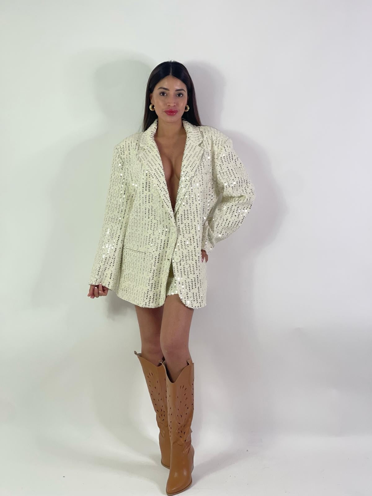 Blazer paillettes Lumina