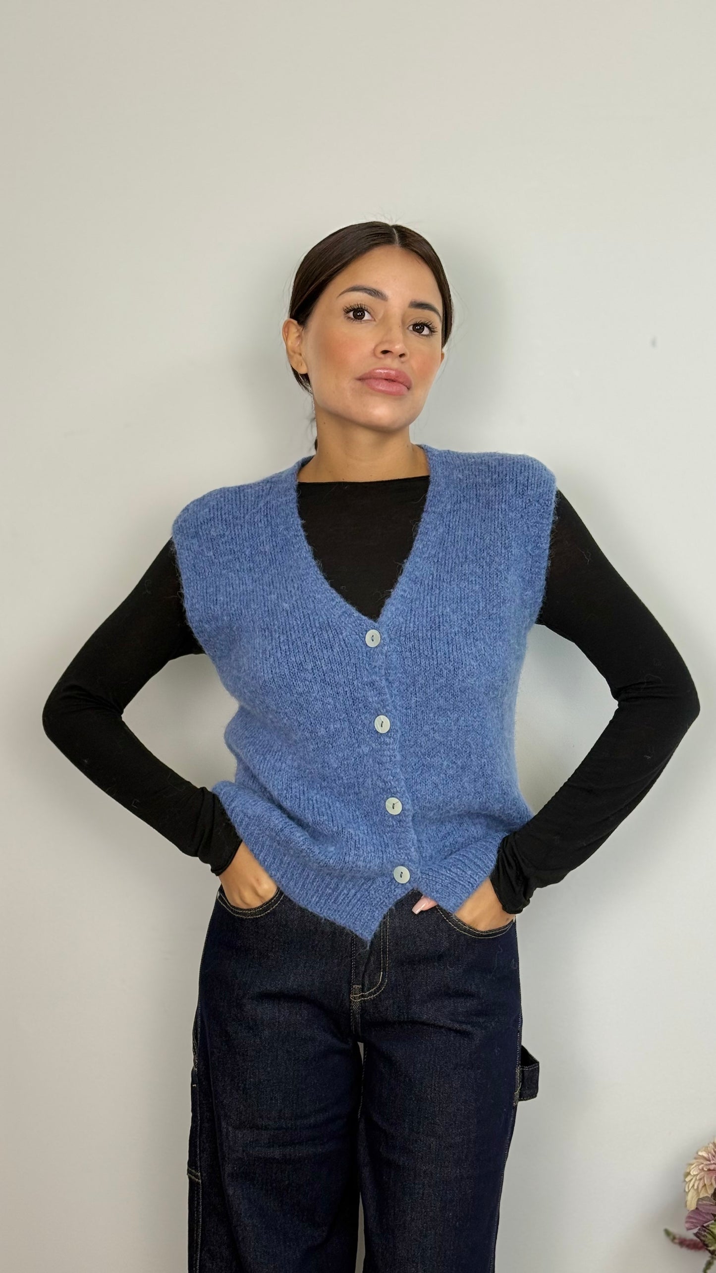Gilet con Bottoni