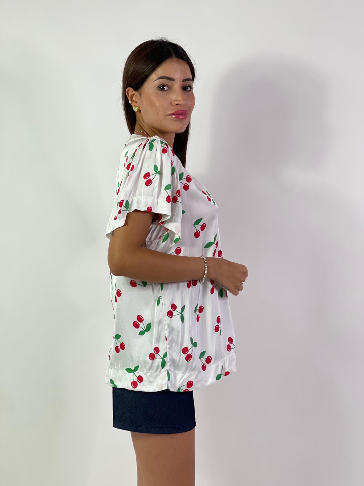 Maglia scollo V fruit