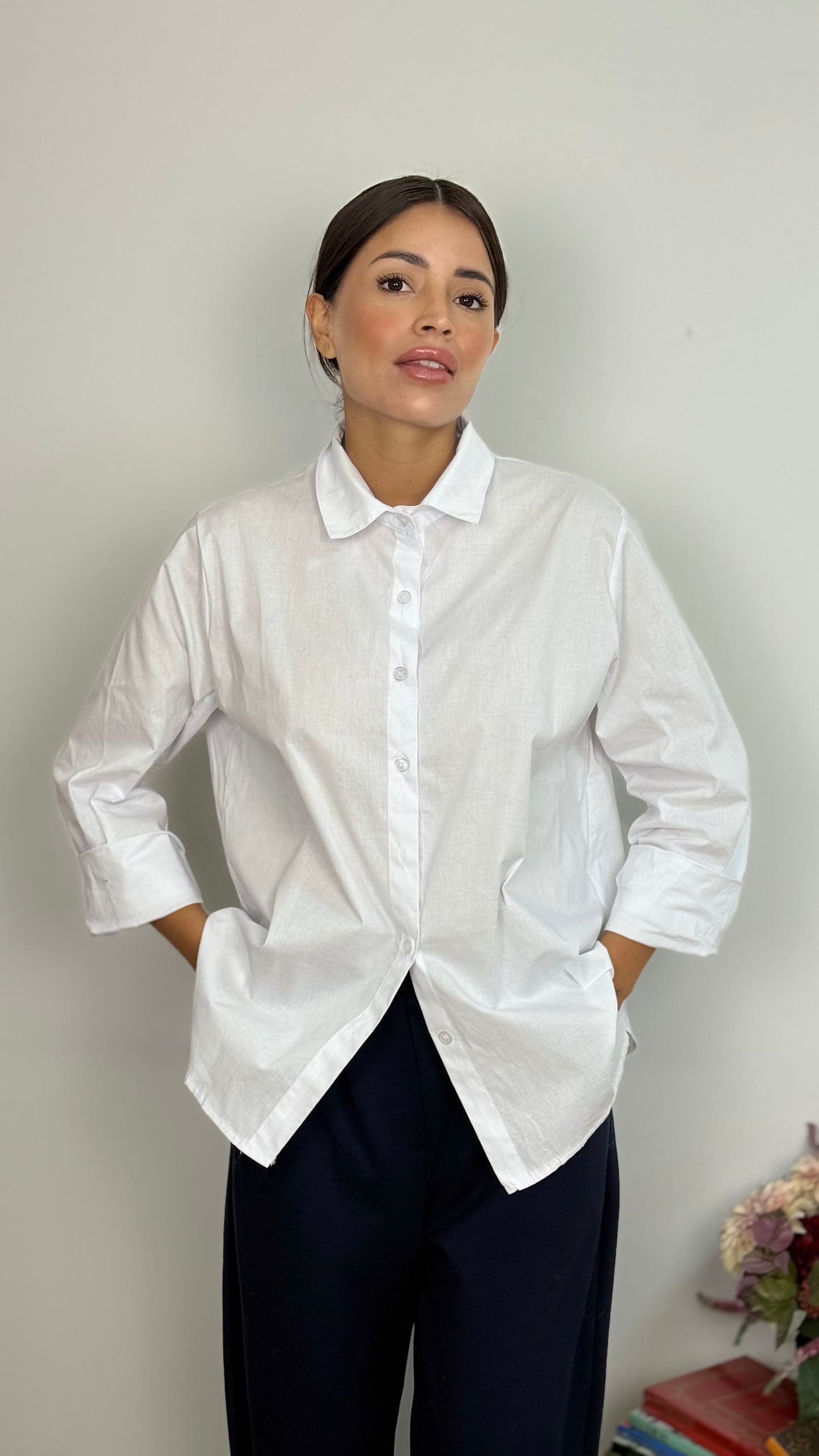 Camicia Bianca Cotone