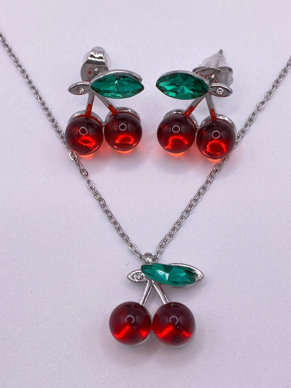Collana baby ciliegia