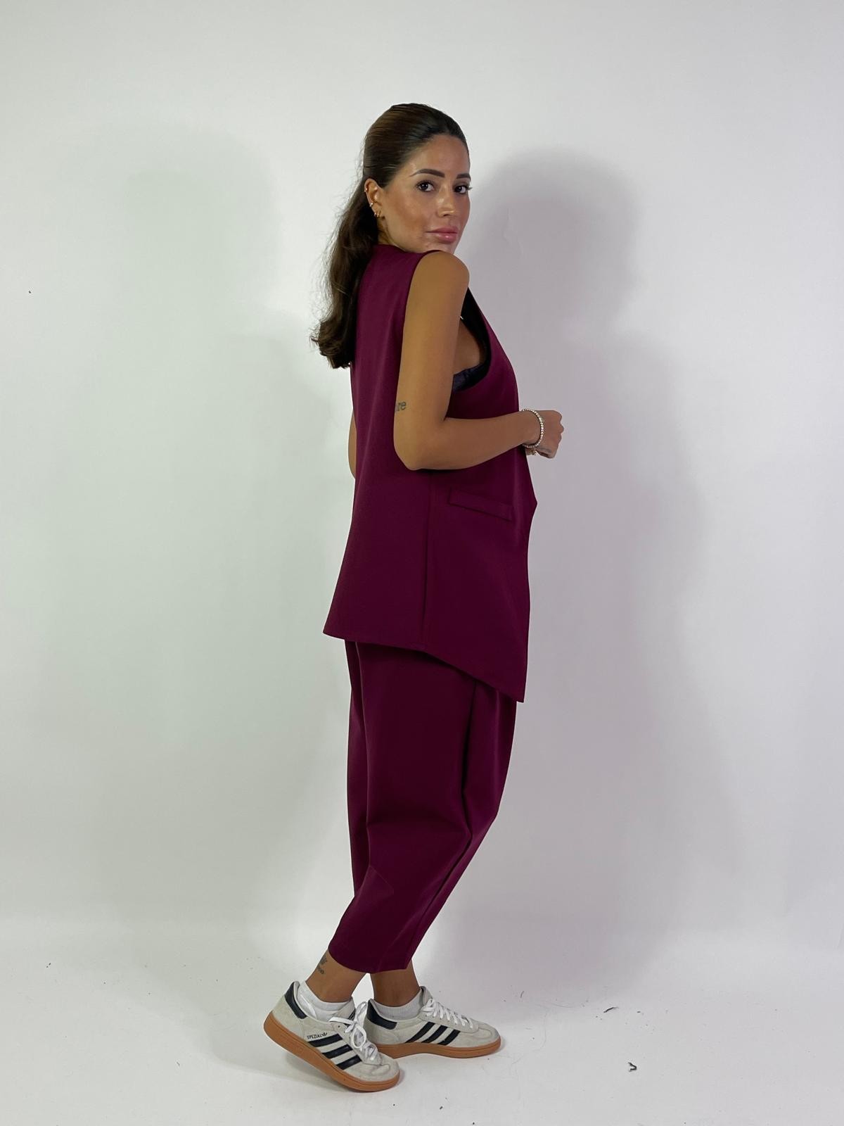 Pantalone a palloncino con pinces