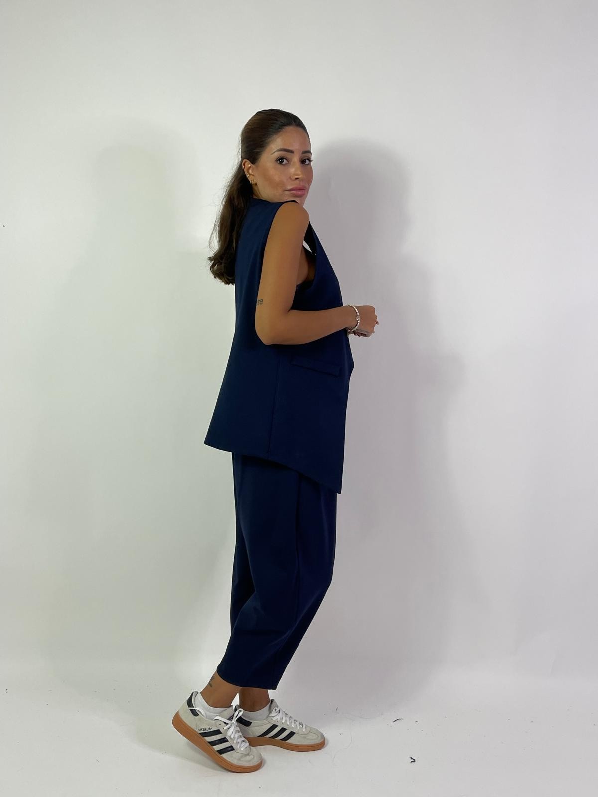 Pantalone a palloncino con pinces