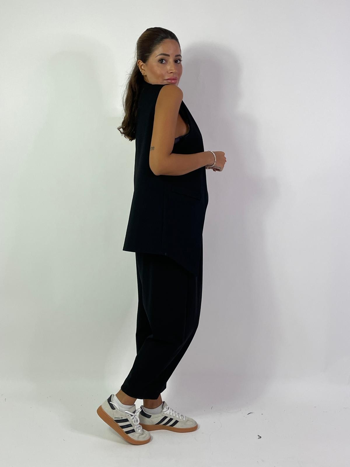Pantalone a palloncino con pinces