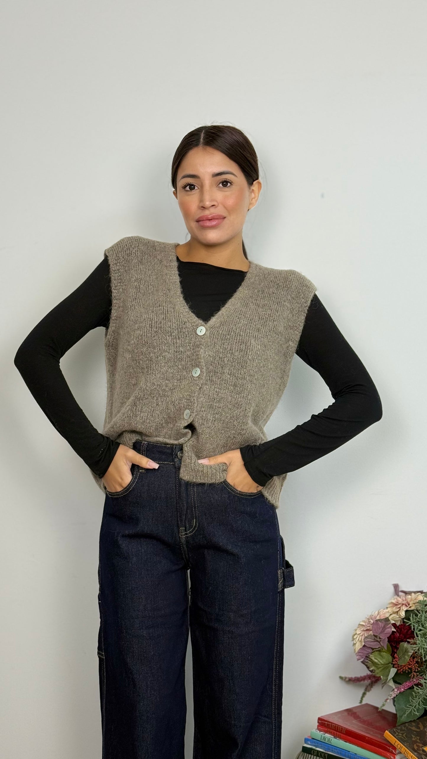 Gilet con Bottoni