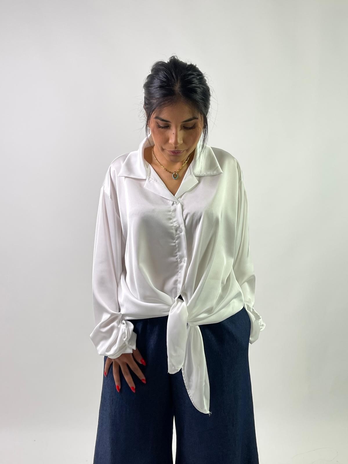 Camicia in raso