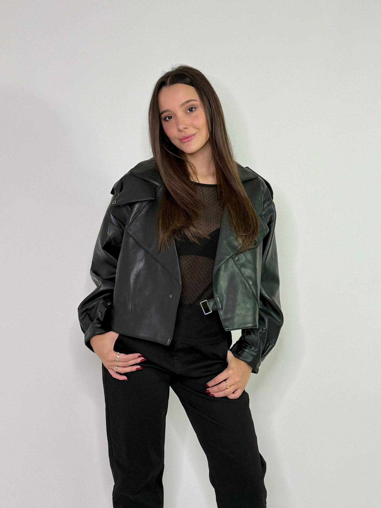 Giacca ecopelle Wendy Trendy