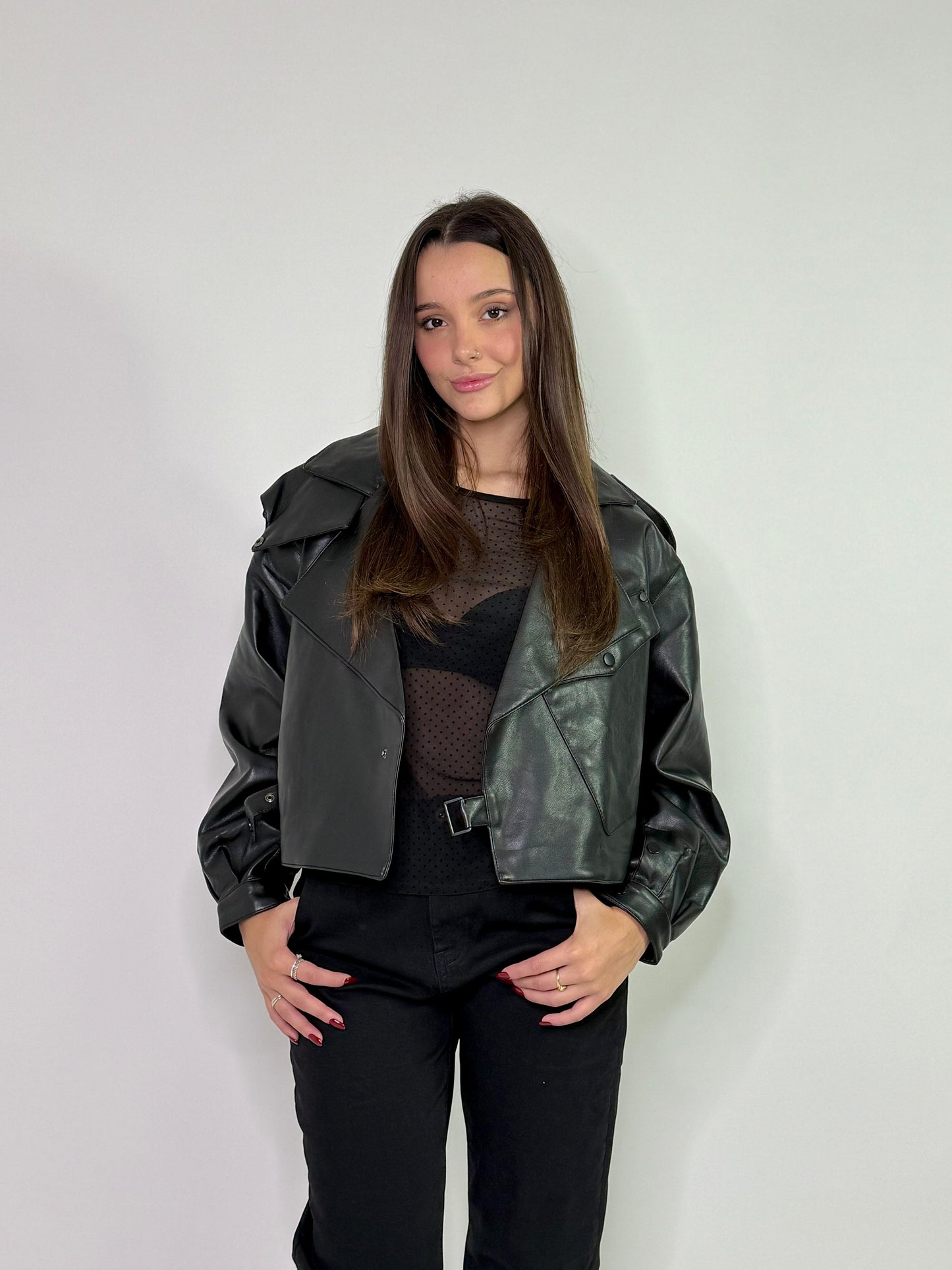 Giacca ecopelle Wendy Trendy