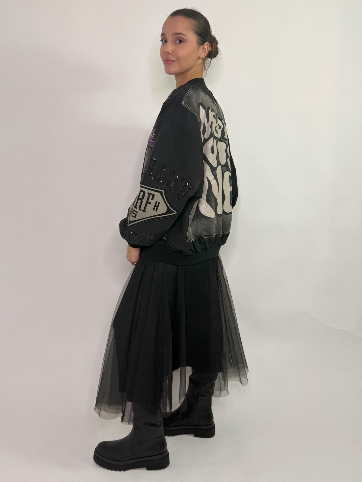 Gonna lunga in tulle