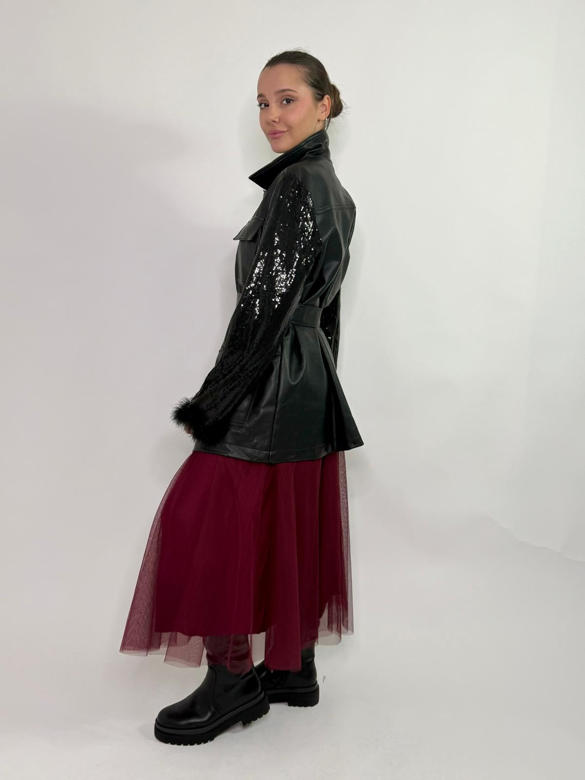 Gonna lunga in tulle