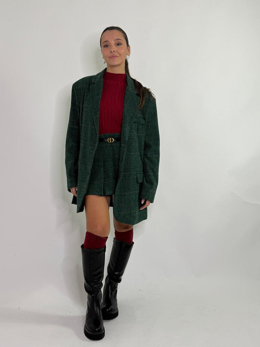 Giacca over a quadretti