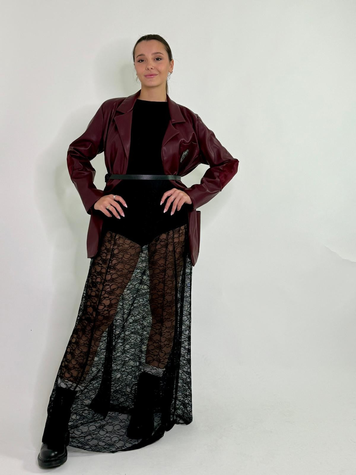 Gonna pizzo con culotte