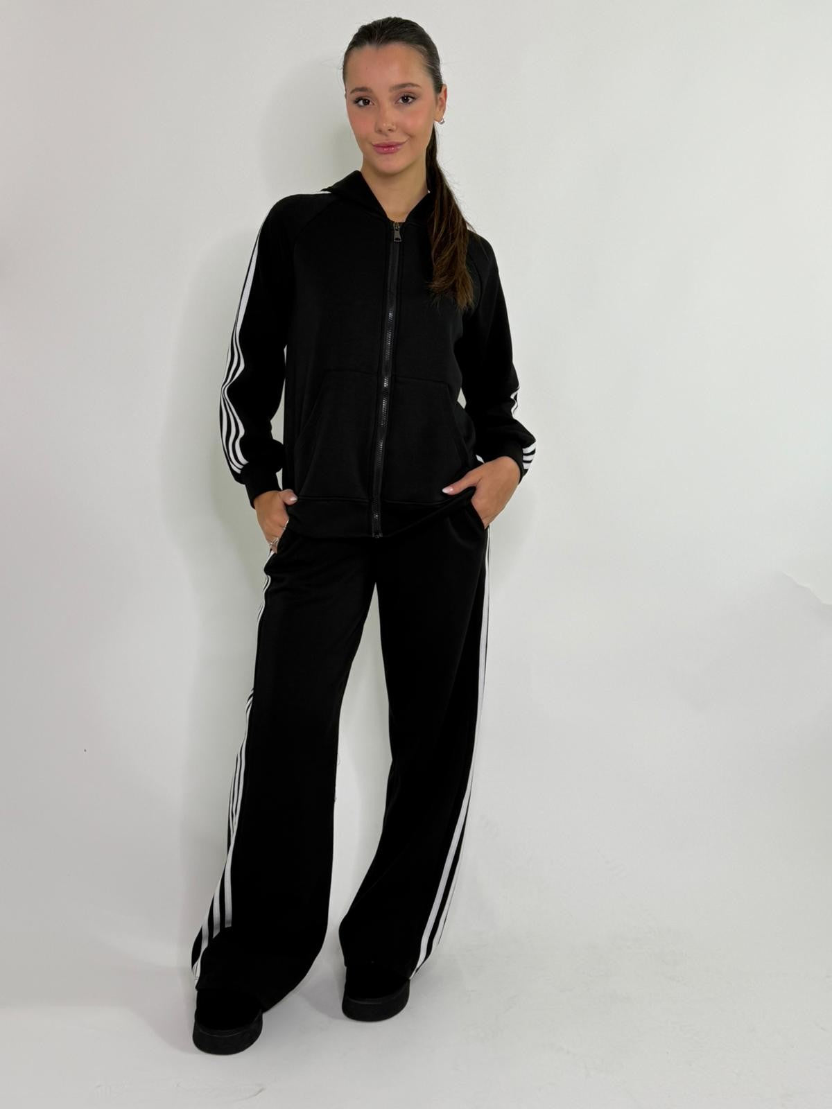 Pantalone tuta a righe