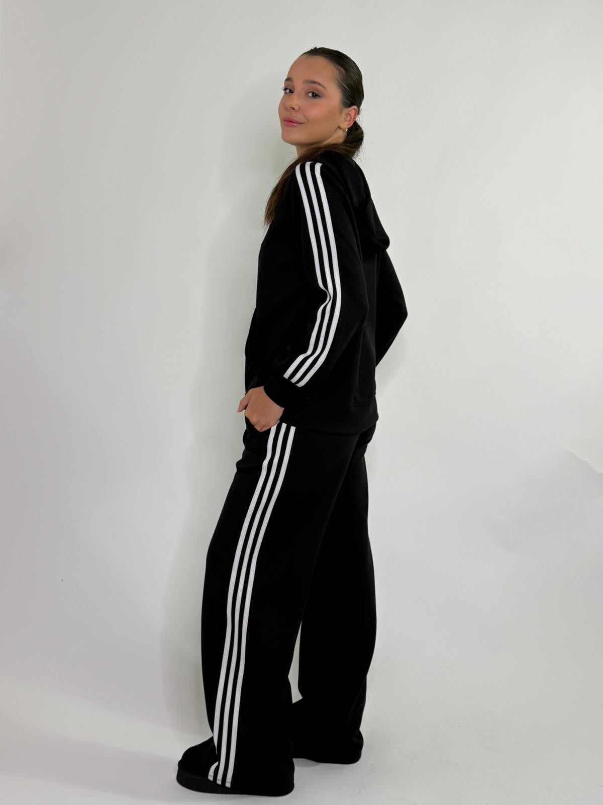 Pantalone tuta a righe
